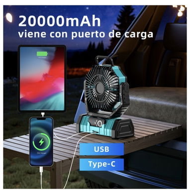 『En mano』Ventilador Portátil Recargable Multifunción - 10/10