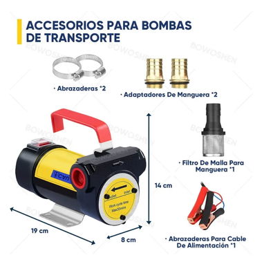 Bomba de trasferencia de combustible y trabaja con 12v. Nueva en caja. - 3/4