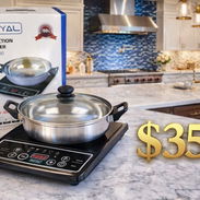 Cocina inducción Royal con cazuela precio 35usd - Img 58220187