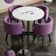 Juego mesa con 4 sillas - Img 55834764