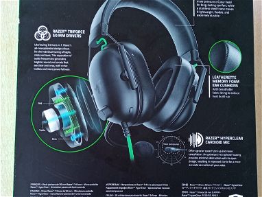 Audífonos Gaming 7.1 SURROUND SOUND BLACKSHARK X RAZER™  AURICULARES PARA ESPORTS CON CABLE MULTIPLATAFORMA - Img 66633958