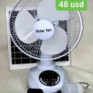 🟩Ventilador recargable con potente panel solar🟩 - Img 55613853