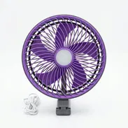 Ventilador de pared plegable recargable con luz LED - Img 55737797