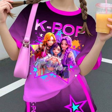 Ropa de niña de las guerreras K-pop - Img 125726904