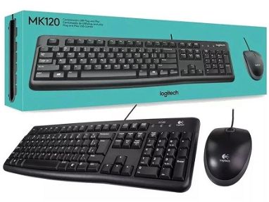 Combos de mouse y teclado LOGITECH MK120 NUEVOS SELLADOS EN CAJA - Img main-image-45787666
