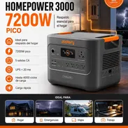 Estacion de energía Jackery HomePower 3000 pico 7200W nuevas en caja ! - Img 56692628