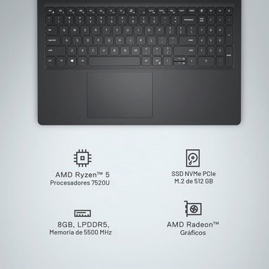 🔥Laptop Dell Inspiron 15 3535🔥$620 NUEVA EN CAJA - 5/6