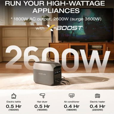 🔥 ÚLTIMAS UNIDADES MEGA OFERTA ⚡ ECOFLOW DELTA 3 + PANEL ☀️ ENTREGA INMEDIATA - Img 119246674