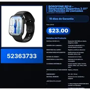 BOROFONE BD14 – Smartwatch Deportivo 2.01" con Función de Llamadas . - Img 57512213