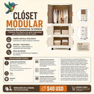 ESCAPARATE PLASTICO PEQUEÑO. MUEBLE TIPO ARMARIO. ORGANIZADOR - Img 56052712
