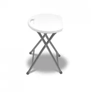 Taburete Plegable Blanco 32 x 76cm - Img 50001143