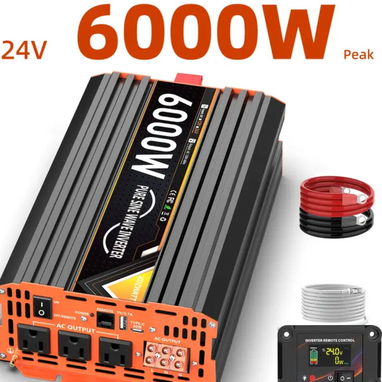 Inversor de corriente Onda Pura Sinusoidal 3000W,24V. Nuevo en caja - Img 120327129