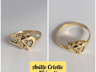 Hermosas prendas de oro algunos anillos son criollos pero super bonitos lo demás es todo original - Img 65492491