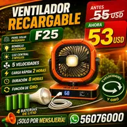 Ventilador Recargables - Img 55916522