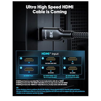 Cable HDMI de 8 K de ultra-alta velocidad - Img 123340217