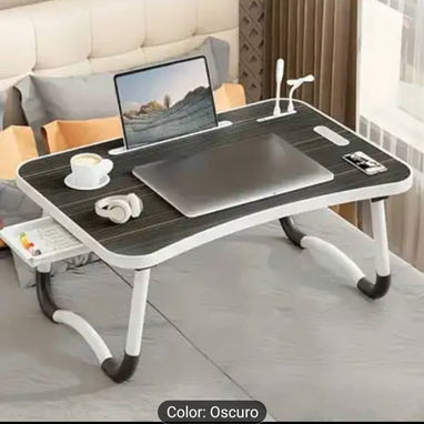 Mesita Portátil Plegable Ultra Grande para Laptop, Escritorio de Cama con Soporte para Vaso - Img 117116264