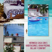 Casa grande en Guanabo con billar y piscina. Llama 50740018 - Img 43293071