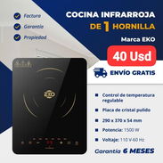 Cocina Infrarrojo Eko, Garantía de 6 meses, Entrega gratis para toda La Habana - Img 53281118