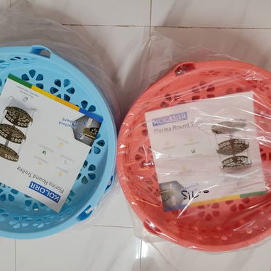 Organizador redondo de 3 niveles con rueditas. - Img 104347503