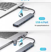 Tengo multi puerto 8 en 1 para Que conecte todo tipo de dispositivos a su tablet, laptop, móvil etc…!! - Img 47988807