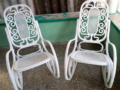 2 sillones blancos de aluminio - Img main-image-45761369