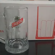 Juego de jarras de cerveza cristal - Img 56561360