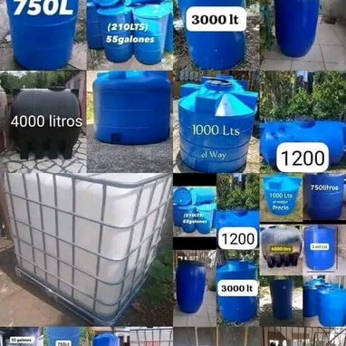 Tanques plásticos de Agua - 8/10