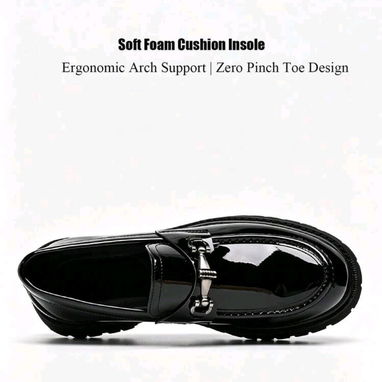 Zapatos mocasines de charol unisex - Img 125829573