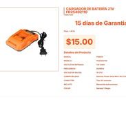 Estilo y fuerza tiene este Cargador de batería 21V Finder de 15 USD VPT#-0070 - Img 55656283
