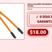 CIZALLA DE ACERO CON MANGO NARANJA 30'' / 750 MM . - Img 58305133