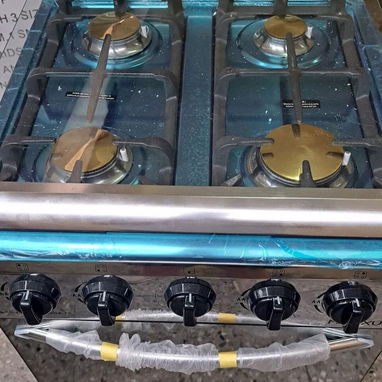 Cocina 4 hornillas y de gas con Horno Milexus Magneto, Tapa de Cristal , Acero Inoxidable Precio $250 USD Transporte inc - Img 124540977