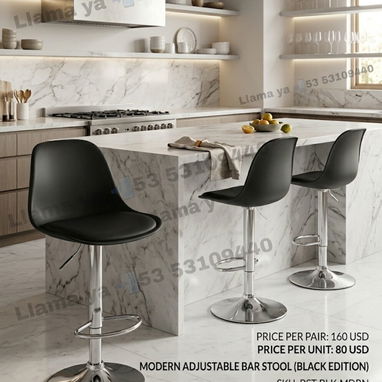 Sillas altas | sillas para desayunador ajustables | banquetas | muebles de comedor | sala | cocina | silla desayunador - Img 121317753