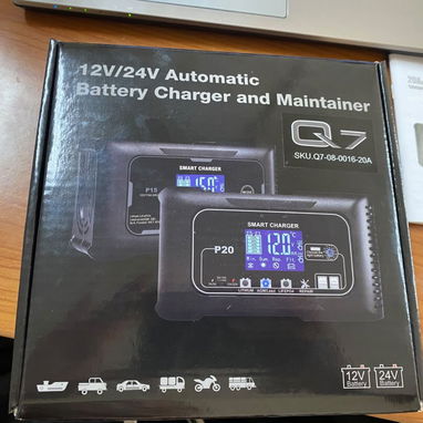 CARGADOR DE BATERIA 12V/24V-20A-Q7-LBC-20A, PARA TODO TIPO DE BATERÍAS, ENTREGA DE FACTURA, VARIEDAD DE CARGADORES - Img 124282549