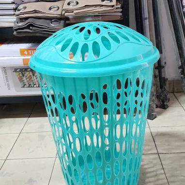 💫 Cesto para ropa con tapa – plástico calado - Img 123001136