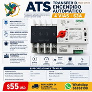 TRANSFER DE ENCENDIDO AUTOMÁTICO 4 VÍAS - 63A - Img 57236504