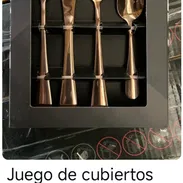 Juego de cubiertos de acero de 16 piezas - Img 57544363