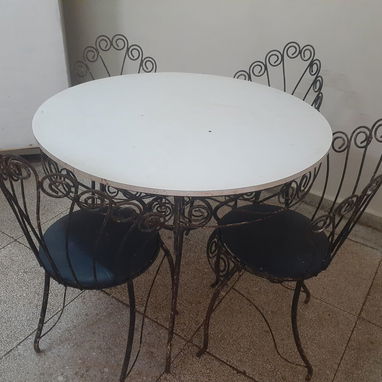 Juego de comedor de hierro - Img 120531266
