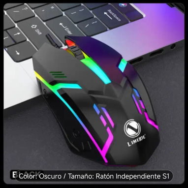 Mouse Gamers de cable con LED - Img 106730529