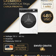 Lavadora Automática  Carga Frontal Marca EKO 11kg* - Img 57154770
