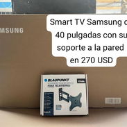 Smart TV Samsung 40 pulgadas, con su soporte a la pared - Img 58333357