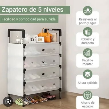 ☕️Zapateras de 5 niveles antipolvo / 20 usd☕️ - 5/8