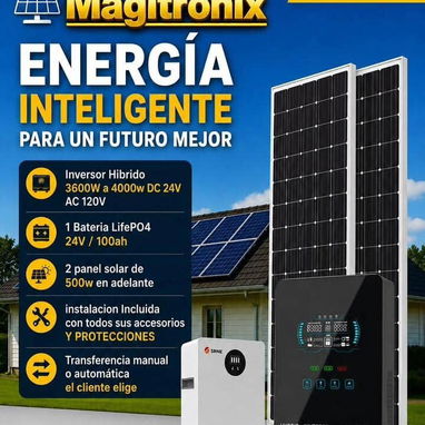 De kit completo a batería y inversor de diferentes tamaños - Img 125888468