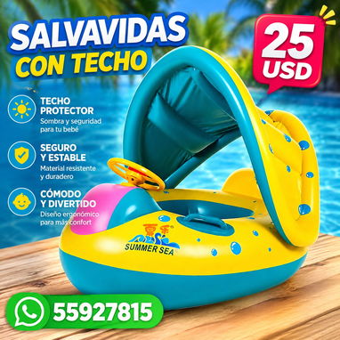 Salvavidas con techo para los peques de la casa - Img 122321443