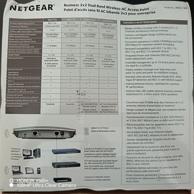 NETGEAR ProSAFE WAC720 - Access Point Empresarial AC1200 - Img 127718669