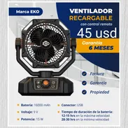 Ventilador recargable - Img 55520781