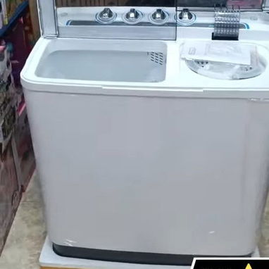 Lavadora Semiautomática Royal 10.5 kg, 3 niveles de agua Tapa panorámica Sistema de dúo lavado Precio 300 USD Transporte - 3/6