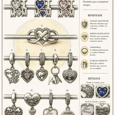 Charms copia 1x1 plata 925 Pandora SPARKLE✨ - Img 123765152