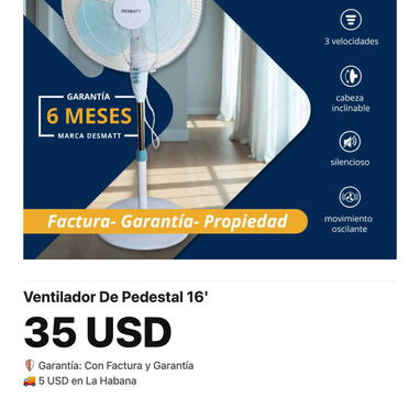 🌀 ¡Dile adiós al calor! 🥵 Las mejores ofertas en ventiladores llegaron para refrescar tu hogar ❄️✨ - Img 118083938