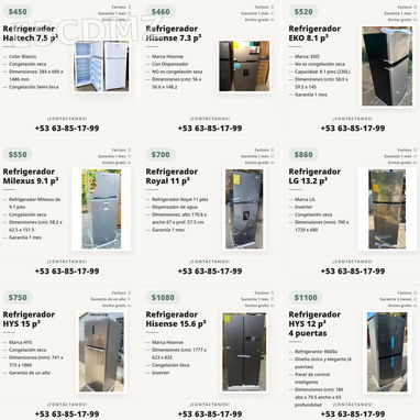 Refrigeradores neveras lavadores y splits nuevos - 3/4