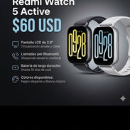 smartwatch redmi watch 5 active negro y plateado new-53906374 - Img 55695242